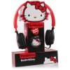 HelloKitty HKB-HP01耳机头戴式耳机（黑红色）（可更换外壳,让您自由搭配,可伸缩调节尺寸,让您佩戴更舒适）