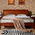 御品工匠 乌金木色实木床 高箱床  储物床 卧室组合家具 0115(1.8*2.0米高箱床)第2张高清大图