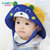 咔米嗒儿童帽子盆帽渔夫帽 婴幼儿宝宝帽子2-4岁春新款儿童盆帽(天意宝宝盆帽 天蓝)第3张高清大图