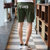 富贵鸟 FUGUINIAO 短裤男2018夏季新款时尚休闲五分裤 18048FGK14(绿色 3XL)第2张高清大图