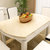 古宜（Guyi） 古宜 大理石实木餐桌 现代简约小户型可伸缩折叠餐桌椅组合6人圆桌饭桌(大理石转盘不单独出售)第5张高清大图