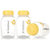 美德乐150ML储奶瓶PP3个装 宝宝新生 标准口径第5张高清大图