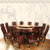 红木家具2/1.8米红木大圆桌实木饭桌12椅组合餐厅圆形餐桌不雕花南美酸枝木(其他 1.78米十二椅)第5张高清大图