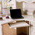 拉斐曼尼 FG007 欧式书桌 电脑桌 法式办公桌台式写字台书台工作台(直角书桌 书桌+书椅)第4张高清大图