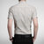 尊首（ZUNSHOU)男士短袖衬衫春季青年大码修身格子长袖商务衬衫(卡其色 L)第2张高清大图