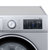 西门子（SIEMENS）双变频滚筒洗衣机洗干一体机 WJ45UQ080W 10公斤洗7公斤烘 智能自清洁(银色 10公斤)第4张高清大图