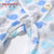 小米米minimoto婴儿宝宝纱布连身连体衣哈衣爬服双层护肚连身衣(浅蓝 59cm（3-6个月）)第5张高清大图