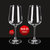 爱舒贝红酒杯套装家用醒酒器欧式大号玻璃6只装葡萄酒杯架高脚杯酒具4个S(250ml波尔多(6个))第2张高清大图
