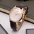 天梭(TISSOT)瑞士手表 俊雅系列时尚商务真皮钢带石英男士手表T063.610.11.038.00(玫金棕皮带)第2张高清大图