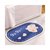 浴室地垫卫生间厨房口吸水防水防滑脚垫地毯耐脏可擦洗(灰色金线 50CM*80CM (长毛-一条装）)第3张高清大图
