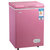 香雪海106升家用小冷柜 冷冻冷藏转可转换 顶开门小冰柜 时尚节能 送货入户(粉色)第2张高清大图