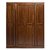 恒信家居（HX） 现代简约新中式纯实木衣柜 金丝木卧室家具 开门储物柜JMZS-D205-4门衣柜(JMZS-D205衣柜 默认)第5张高清大图