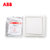 ABB开关插座面板德静系列白色86型一位单控开关单开单控一开开关AJ101第5张高清大图
