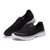 Skechers斯凯奇男鞋新款GO WALK镂空一脚套健步鞋 运动鞋 54687(黑色/白色 39.5)第2张高清大图