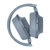 索尼（SONY） MDR-H600A 头戴式音乐耳机 流行女生利器 Hi-Res手机耳机(月光蓝)第3张高清大图