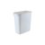 卫生间厨房缝隙垃圾桶 家用无盖塑料压圈垃圾桶 长方形夹缝垃圾桶(白 色)第7张高清大图