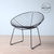 镂空椅餐椅北欧个性现代简约工业椅创意家用洽谈成人餐厅铁艺椅子(白色)第2张高清大图