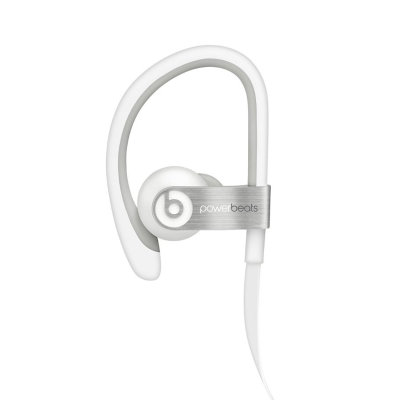 Beats Powerbeats2 有线版运动入耳式耳机重低音手机线控耳麦(白色)