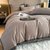加厚磨毛刺绣床单四件套北欧风简约被套床笠款床上用品1.8米(艾格-咖)第8张高清大图