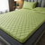 囡囡家纺  床垫软垫家用被褥子加厚垫双人1.8m床垫子宿舍单人(军绿色 透气款（WLN床垫）)第3张高清大图