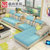 曲尚（Qushang）沙发 布艺沙发 可拆洗 客厅家具8723(【双人+贵妃+单人】)第3张高清大图