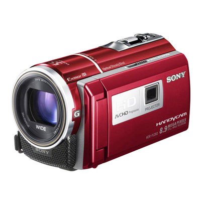 索尼（SONY）HDR-PJ260E数码摄像机（红色）
