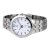 天王表商务男士手表石英表 休闲钢带手表复古时装男表 GS3669S(白色)第3张高清大图