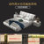 银卧北欧布艺床 米兰家具 床 简约现代布床双人床万科样板房家具(灰白色 1.5*2.0)第3张高清大图
