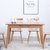 丰圆藤木 餐桌椅组合 北欧纯实木白橡木可伸缩餐桌 折叠餐桌小户型(1.1*1.4m原木色 单餐桌)第3张高清大图