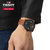 天梭（TISSOT）瑞士手表 新款速驰系列瑞士计时码腕表时尚三眼运动石英男表(白色)第2张高清大图
