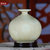 现代简约德化陶瓷复古摆件欧式花瓶家居客厅装饰品大号花瓶瓷器(12cm黄结晶)第3张高清大图
