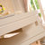 圣肯尼家具 欧式餐桌椅组合 小户型白色实木脚餐桌圆形餐台餐厅(象牙白 1.35餐桌+6椅)第4张高清大图