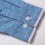 Genanx格男仕 秋装新款时尚休闲白波点蓝色长袖衬衫 D080(L)第5张高清大图