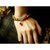 凤凰涅磐H17120508女款原创DIY天然红玛瑙苗银金沙琉璃珠手链（红色）第6张高清大图