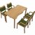 卡里鳄KLE—STR054会议桌一桌四椅子桌子尺寸1400*800*750mm第4张高清大图