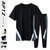 X17短袖套装男士夏季新款时尚冰丝圆领T恤长裤休闲透气运动两件套XCF0145(白色 M)第5张高清大图