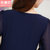 斯黛欧2016春装新款女装韩版修身拼接大码假两件套雪纺连衣裙1835(橘色 3XL)第5张高清大图