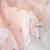 韩版碎花护颈防紫外线口罩 时尚蕾丝透气防晒口罩(桔色)第2张高清大图
