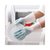 洗碗手套女橡胶厨房洗菜家务用清洁耐用型薄款防水洗衣服手套(白色 M)第2张高清大图