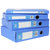 天色 加厚大容量档案盒 文件盒 资料盒 A4收纳塑料凭证盒(蓝色/厚度3.5cm/可放320页)第2张高清大图