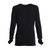阿玛尼女式t恤 Armani Jeans女士时尚修身款亮片长袖T恤90476(黑色 M)第5张高清大图
