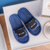 新款夏季浴室拖鞋男女室内居家情侣拖鞋(蓝色 42-43)第6张高清大图