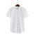 优鲨新款 男士麻棉短袖衬衫(LGMD003)第2张高清大图
