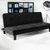 慧乐家（Fuanture）FNEJ-66056-1里高时尚折叠沙发床（黑色）第5张高清大图