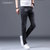 CaldiceKris （中国CK）2021四季韩版新款刺绣休闲弹力牛仔裤男 CK-FS3250第2张高清大图