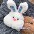 ENMA STUDIO可爱网红兔子毛绒玩具小熊公仔儿童女生日情人节礼物(包子脸兔子 坐高约23cm)第3张高清大图