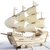 木质拼图立体3d模型拼装帆船国产艺术积木制diy手工拼板国潮玩具kb6(女王号海盗船)第3张高清大图
