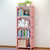 索尔诺简易书架 书柜置物架 创意组合层架子 落地儿童书橱(灰色 书架sjsx105)第3张高清大图