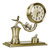 汉时欧式客厅复古座钟静音金属台钟家用创意艺术装饰座钟HD365(金属外框-喜上枝头)第3张高清大图