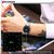 14幻彩欧泊韩版时尚简约潮流手表(白色 钢带)第5张高清大图